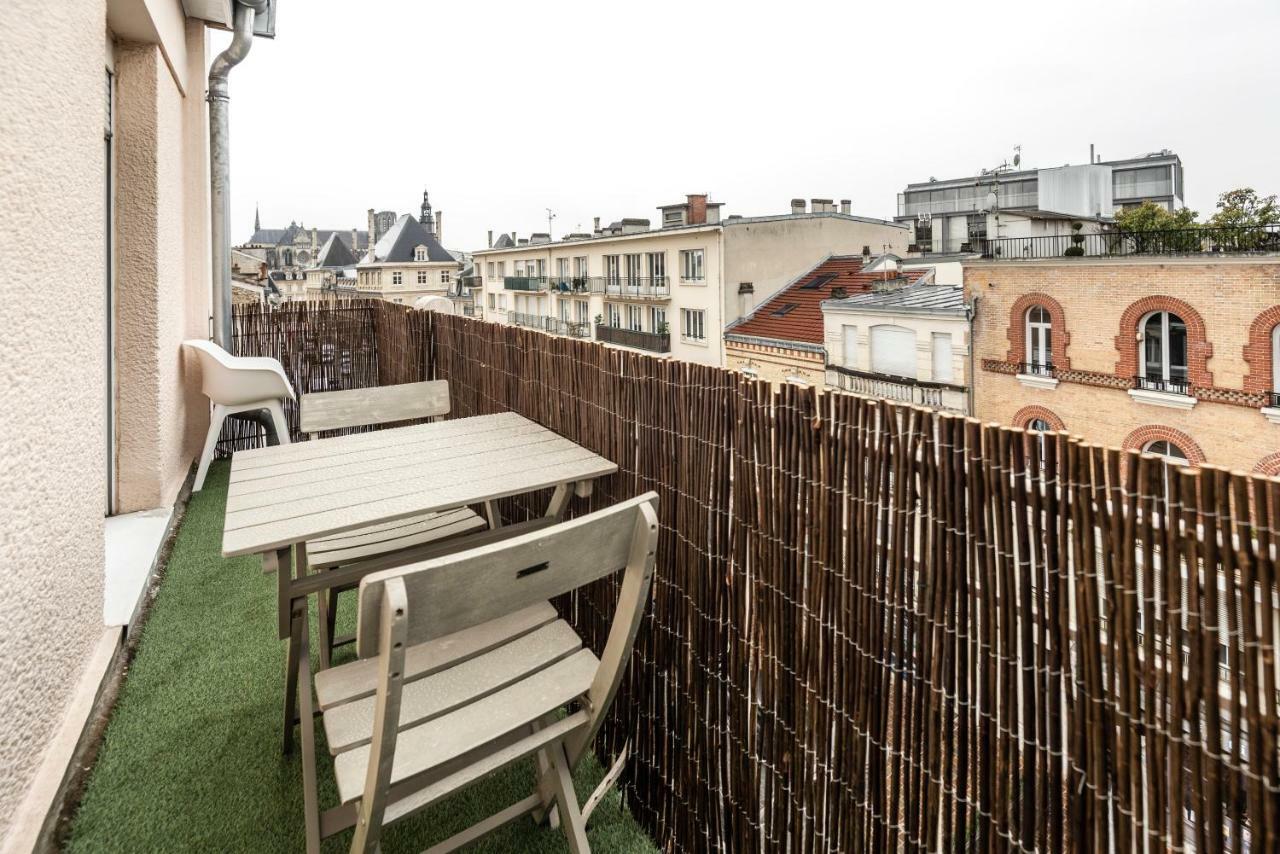 Chic B&B + Balcony - Hyper Center Reims Extérieur photo